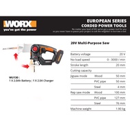 Worx Cordless Multipurpose Saw 20V