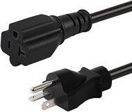 6Feet/1.83M Nema 5-20P Power Extension Cord, (UL CUL Listed) Heavy Duty 12AWG Nema 5-20P to 5-20R Ex