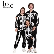 Phoenix B2C Halloween Family Apparel Halloween Family Pajamas Glow-in-the-dark Skeleton Family Pajam