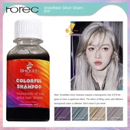 Horec shoupin Color fixing shampoo แชมพูสีเสริมป้องกันผมร่วง แก้สี และล็อคสีผม แชมพูย้อมฟองฟ้า ม่วง 