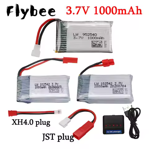 3.7V 1000MAH lipo Drone Battery For Syma X5 X5C X5SC X5SW TK M68 SG600 KY601 X5HC X5HW X5UW X5UC X40