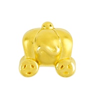 TAKA Jewellery 999 Gold Pumpkin Coach Charm