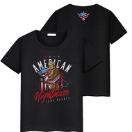 WWE American Style Nightmare AEW Cody Rhodes Wrestling Short Sleeve Loose Mens Casual T-shirt