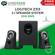 Logitech Z313 Rich Balanced Sound 2.1 Stereo Speaker System with Subwoofer (25W)
