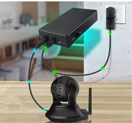 UPS สำรองไฟ เเบตสำรอง กล้องไร้สาย กล้องวงจรปิด มี2แบบ 12V 2A กล่องจ่ายไฟ ไฟดับใช้งานต่อเนื่องได้