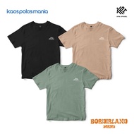 termurah!!! kpm apparel kaos distro edisi bordirland cotton combed 20s