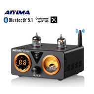 AIYIMA T9 PRO HiFi Bluetooth Tube Amplifier Stereo Power Amplificador USB DAC COAX OPT Home Audio Am