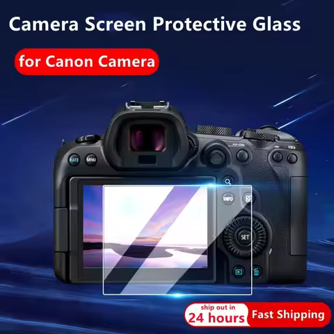 2pcs/set Full Screen Tempered Glass for Canon EOS R5 R50 R7 R8 R10 Protective Glas Screen Protector 