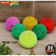 Nylon Foam Sponge Round Donut Sponge Kitchen Utensils Scourer Pad