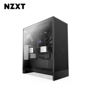 NZXT H7 Flow 2024 黑 玻璃透側機殼 (E-ATX/Type-C/內建風扇前3/網孔面板/隱藏式電源/顯卡410mm/塔散185mm)