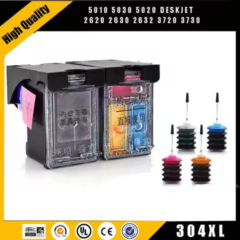 einkshop 304XL Compatible for HP 304 Ink Cartridge Envy 2620 2630 2632 5030 5020 5032 3700 3720 3730