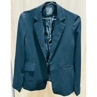 Suit Long Sleeves Black Striped Second Hand