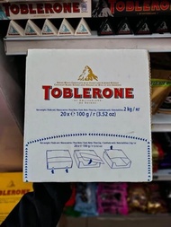 toblerone chocolate bar sold per box 100g x 20pcs