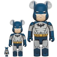 【新貨預訂】BE@RBRICK BATMAN (BATMAN: HUSH Ver.) 100％ &amp; 400％, 1000% 蝙蝠俠 緘默 BEARBRICK 可動模型