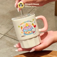 [Penguin] Birthday gift for women ceramic cup cute Cake gift meaningful gift for women best friends_