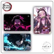 [2 SIDES] [Demon Slayer], 2 sides ATM skin | Decorative ATM Card Sticker, Apartment Card - Waterproo