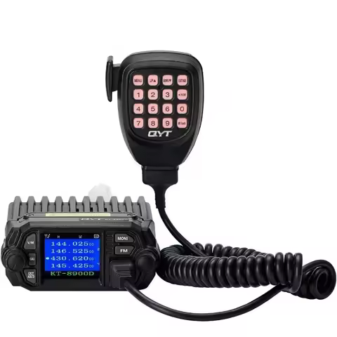 QYT KT-8900D GMRS Mobile Radio Dual Band 25 Watts Power Output 200 Channels CTCSS and DSC UHF Scanni