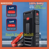 MANSOON Catu Daya Darurat Kendaraan Mobil Mulai Lampu LED Bank Daya Seluler 12V Kotak Alat Pompa Uda
