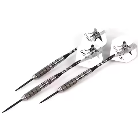 CUESOUL DHOLE Tungsten Steel Tip Darts with 20/21/24/25/30 Grams Dart Barrels Dart Shafts Flights DH
