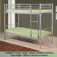 MICHELLE Detachable Single / Super Single Size Double Decker Bed Frame with/without Plywood