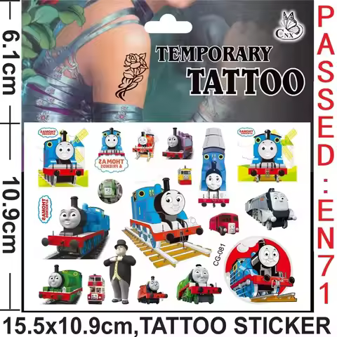 Thomas Train and His Friends Tattoos Kids StickersTrain Boys Kids Party Supplies Gifts Children's Di
