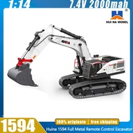 Huina 1592 1593 1594 Rc Excavator 1/14 Besar Dumper Trak Crawler Aloi Traktor Loader Kawalan Kejurut