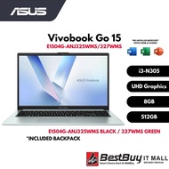 ASUS VIVOBOOK GO E1504G-ANJ325WMS / E1504G-ANJ327WMS ( i3-N305 / 8GB DDR4 / 512GB SSD / 15.6'' FHD 6