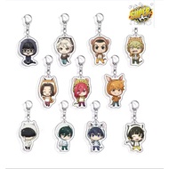 BLUE LOCK Michael Kaiser Alexis Ness Ranze Kurona keychain printed with anime chibi mica in cute acr