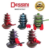 PERIUK DESSINI 12PCS Casserole Cookware Set TERBARU