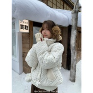 Women's Short White Cotton Life Jacket AP02