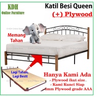 (KDH Online) KD 30 Queen Bed Katil Queen Katil Double Double Bed Katil Pegantin Katil Besi Metal Bed Katil Katil Hitam