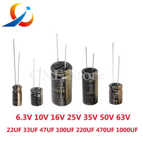 ELNA SILMIC II RFS Series HiFi Audio Capacitor 6.3V 10V 16V 25V 50V 63V 100V 10uF 22uF 47uF 100uF 22