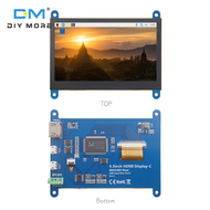 diymore 4.3นิ้วสำหรับราสเบอร์รี่ Pi จอแสดงผล HDMI ที่มีหน้าจอสัมผัส Capacitive ความละเอียด800*480สนั