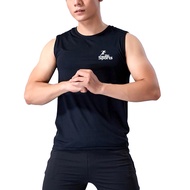 T-shirt Sleeveless Sport Man Andromeda Gym Shirt Black Super Cool Elastic Fabric