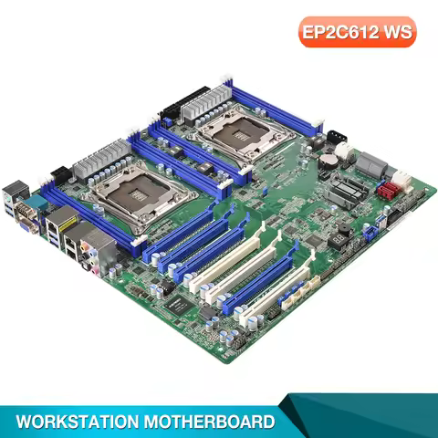 EP2C612 WS For ASRock Rack Original Server Motherboard LGA2011 E5-2600 v3 v4