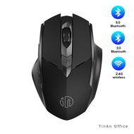 [2.4G+Bluetooth] Chuột Sạc Inphic Không Dây PM6 24 GHz/Bluetooth  Điều Chỉnh DPI 2000 Sử Dụng Chơi G