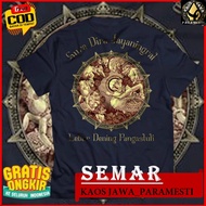 KAOS SABLON WAYANG JAWA PRIA SEMAR BAJU KAOS DISTRO BUDAYA KATA KATA BIJAK PITUTUR BUDAYA JAWA KAOS 