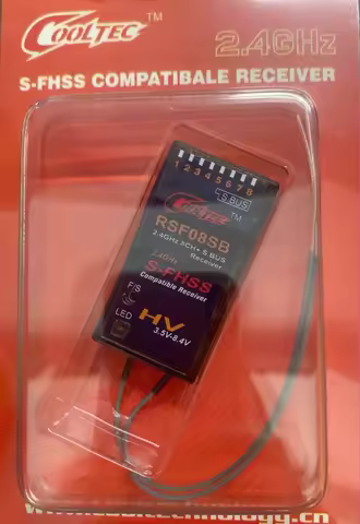 RSF08SB Compatible 8ch Futaba R2008SB S-FHSS mode Receiver S.BUS output for 10J 8J 6K 6J 14sg 18MZ W