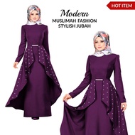 【COD】Ready Stock!!!New fashion stylish Layer with batu jubah for muslimah