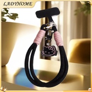 LH Phone Lanyard-Dual Hook Cute Lanyard Gift-Pink Rotating Phone Charm Birthday Present KZ