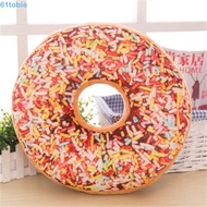 TOBIE Pillow Doughnut Nap Pillow Pillow Cover Chocolates Donut 40cm Stuffed Toy Kids Toy Seat Cushio