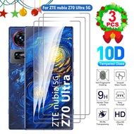 3Pieces Clear Front Protective Glass For ZTE nubia Z70 Ultra Z50 Ultra Z60 Ultra Z70S Ultra Full Glu