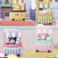 kuromi 餐車 造型 音樂盒 擺設 擺件 裝飾 收藏 my melody 玉桂狗 肉桂狗 cinnamoroll 布丁狗 布甸狗 pompompurin 公仔 生日禮物 送禮 卡通