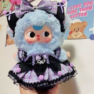Baby Three V3/20Cm Cotton Doll Cute Sweet Dress 20cm Doll Up Baby Clothes purple Lolita Skirt fashio