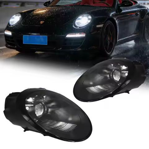 Car Styling For Porsche 997 Headlight 997.1 997.2 Full LED Laser Matrix Headlamps Projector Front La