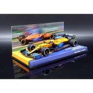 [MASH] Minichamps 1/43 McLaren MCL35M 3 F1 2021 Italy Station Champion