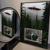 The X F-Files Poster Self-adhesive Art Waterproof Paper Sticker Coffee House Bar Room Wall Decor