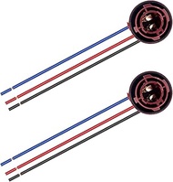 2PCS 1157 Bulb Socket 2357 Brake Turn Signal Light Socket Holder, LED Bulb Wiring Harness Base Conne