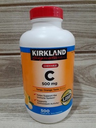 Kirkland Vitamin C 500mg Chewable Tablets (500 Tablets) | Kirkland Vit C | Ascorbic Acid chewables. | Expiry  1/30/2026