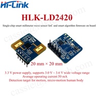 Hi-Link new HLK-LD2420 Micro-Motion Detector Human Body Sensor 24G mmwave radar module HLK-LD2420 Mi